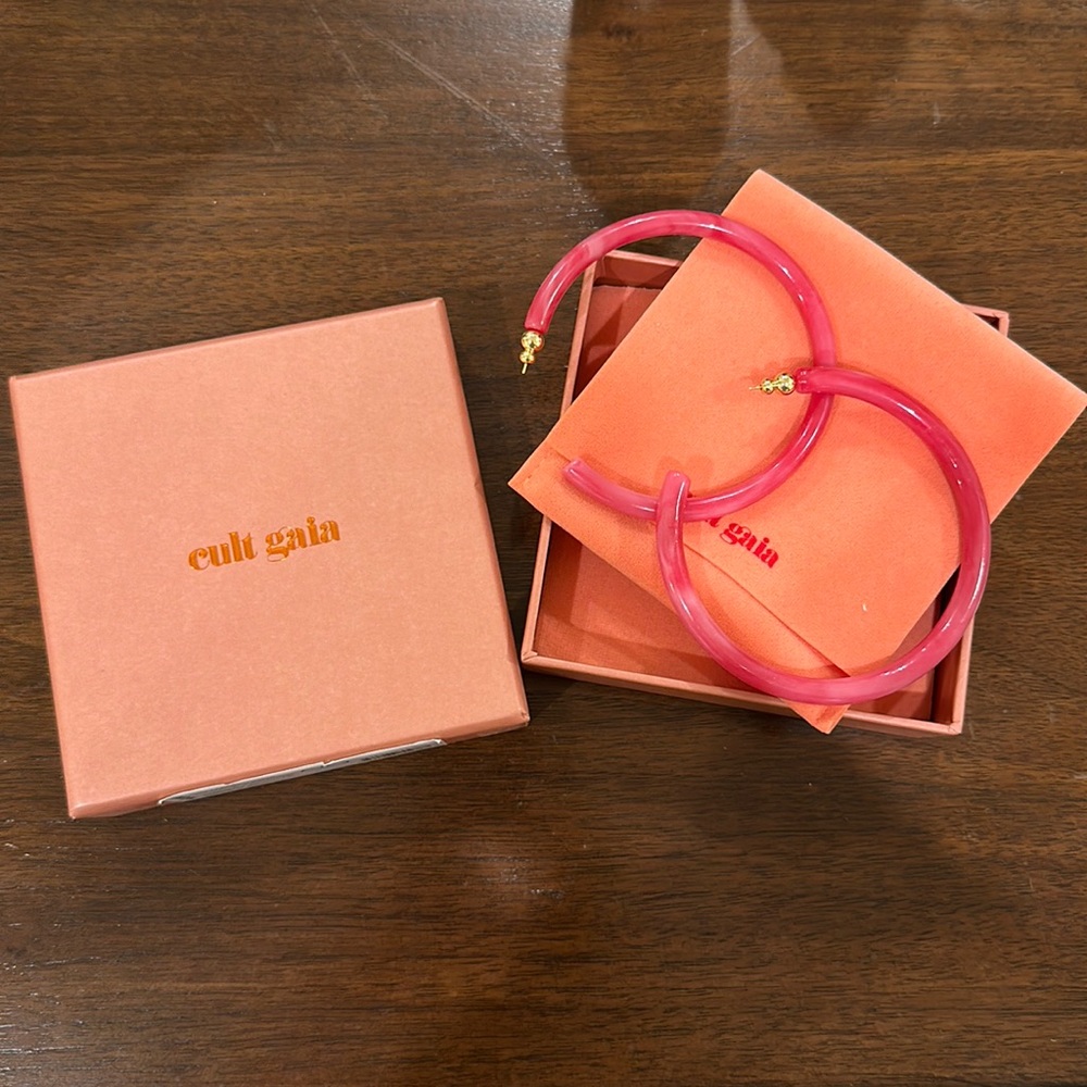 Cult Gaia Geneva Earring in Cherry Quartz
